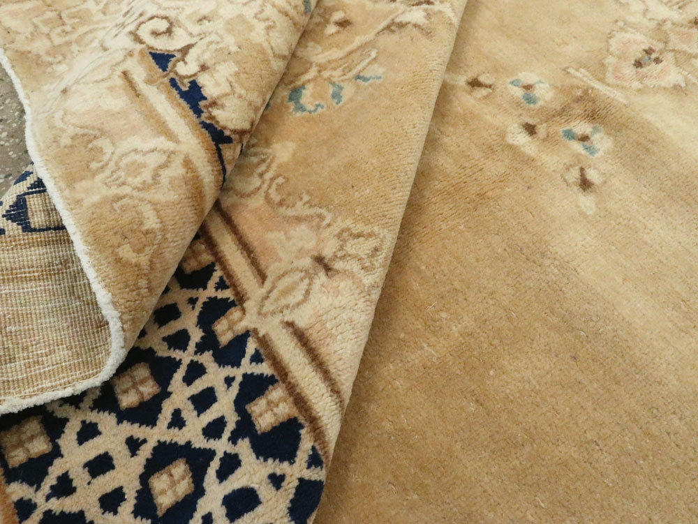 Vintage Persian Kerman Carpet, No.14663 - Staging