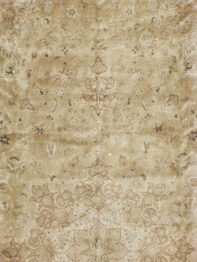 Vintage Persian Tabriz Carpet, No.14669 - Staging
