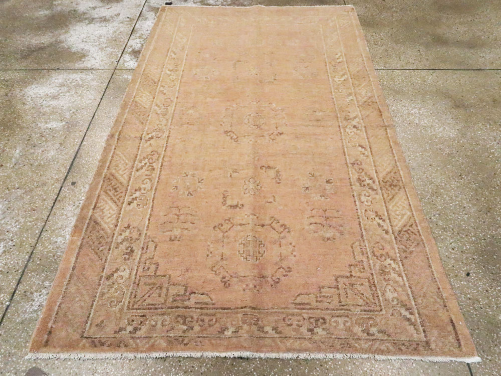 Vintage East Turkestan Khotan Rug, No.14671 - Staging