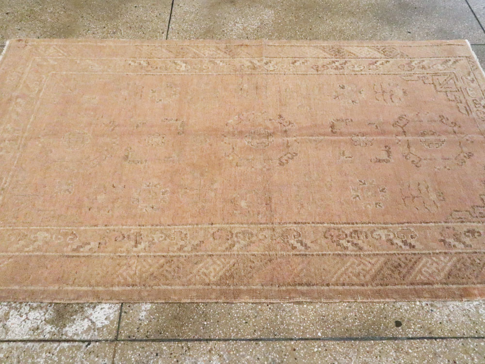 Vintage East Turkestan Khotan Rug, No.14671 - Staging