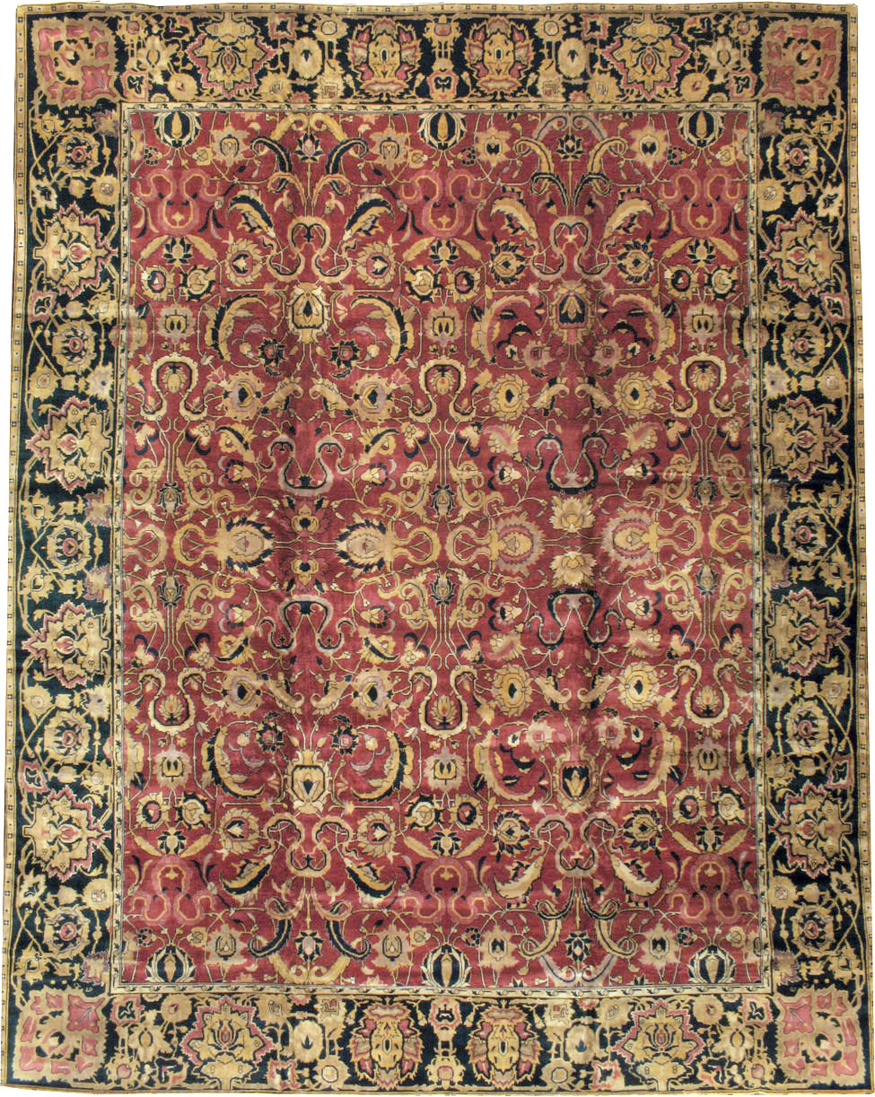 Antique Indian Lahore Carpet, No.14701 - Staging