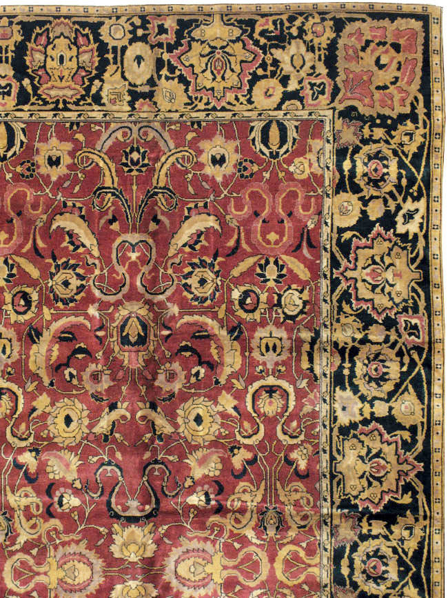 Antique Indian Lahore Carpet, No.14701 - Staging