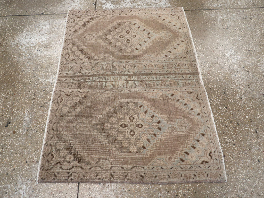 Antique Persian Tabriz Rug, No.14707 - Staging