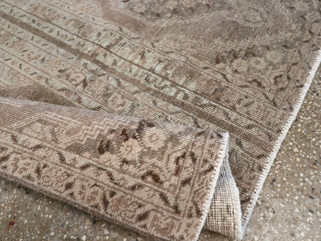 Antique Persian Tabriz Rug, No.14707 - Staging