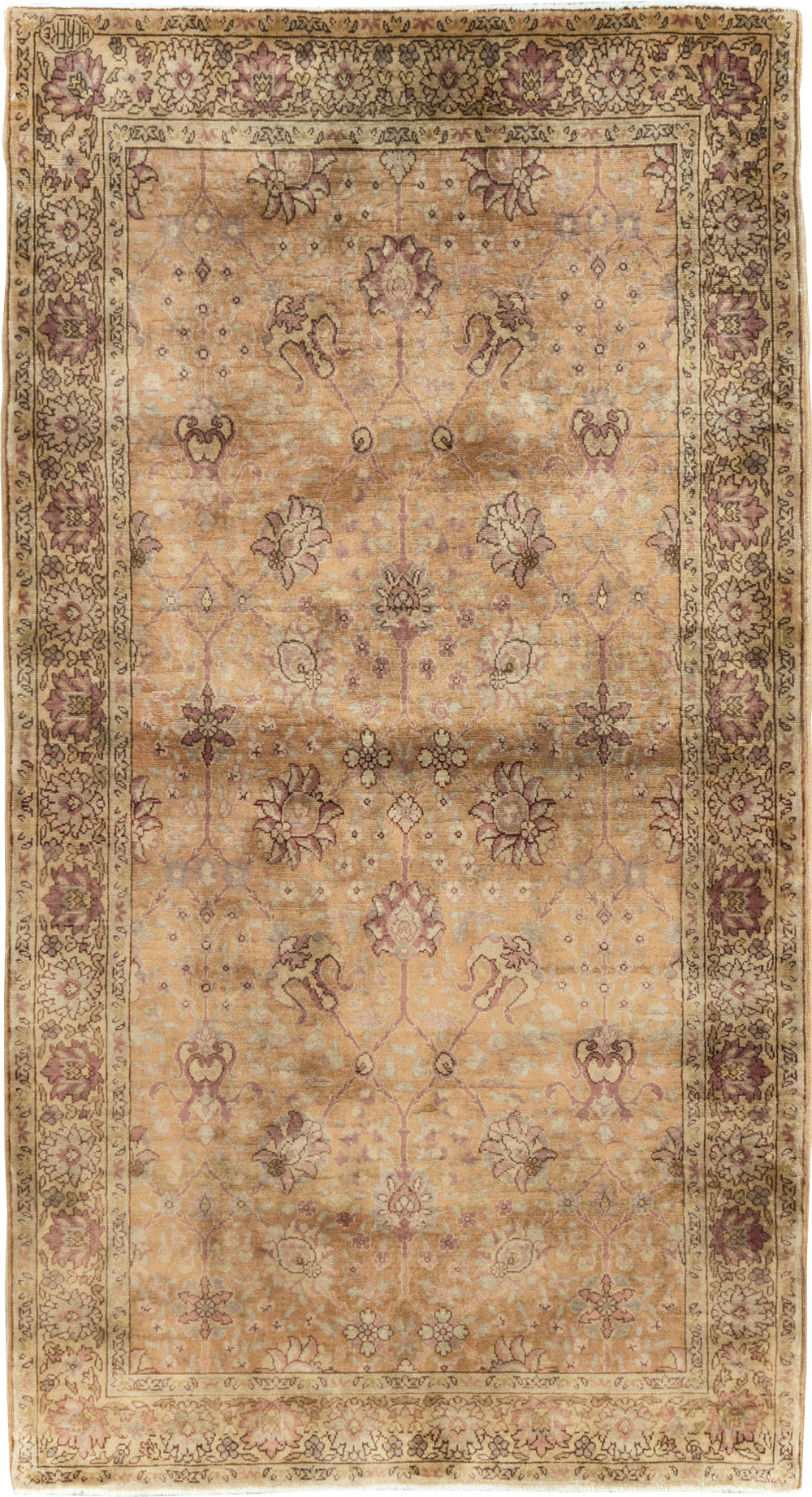 Vintage Turkish Herekeh Rug, No.14724 - Staging