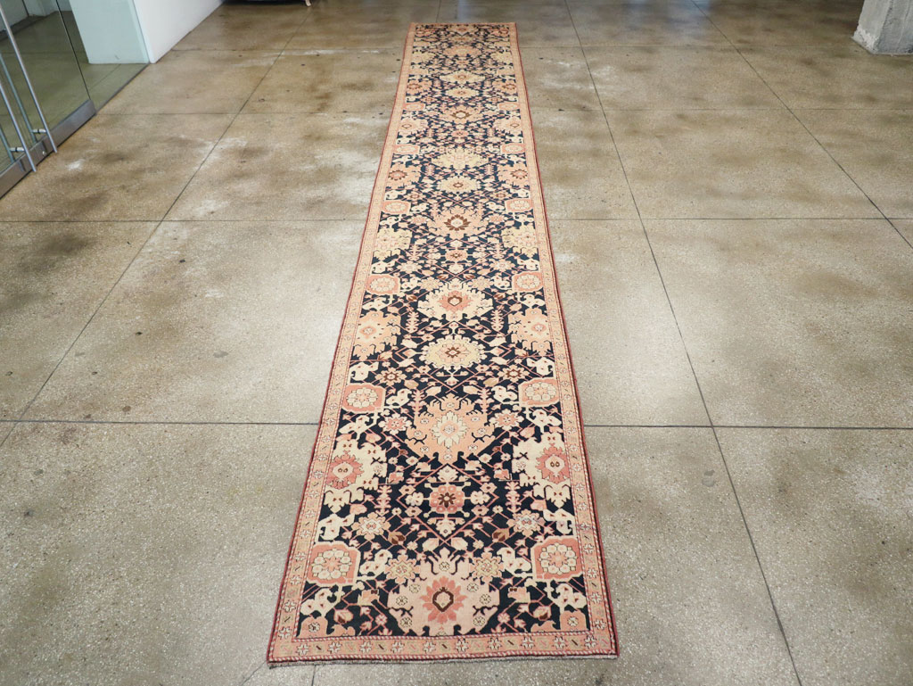 Antique Caucasian Karabagh Long Runner, No.14726 - Staging