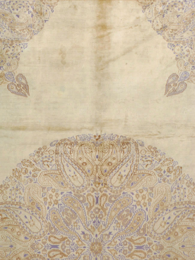 Vintage Persian Kerman Carpet, No.14740 - Staging