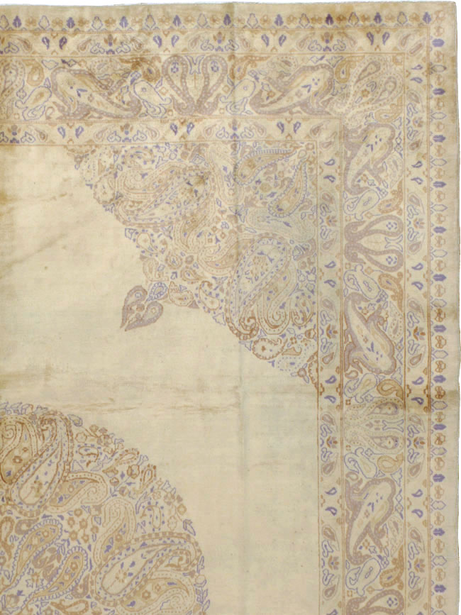 Vintage Persian Kerman Carpet, No.14740 - Staging