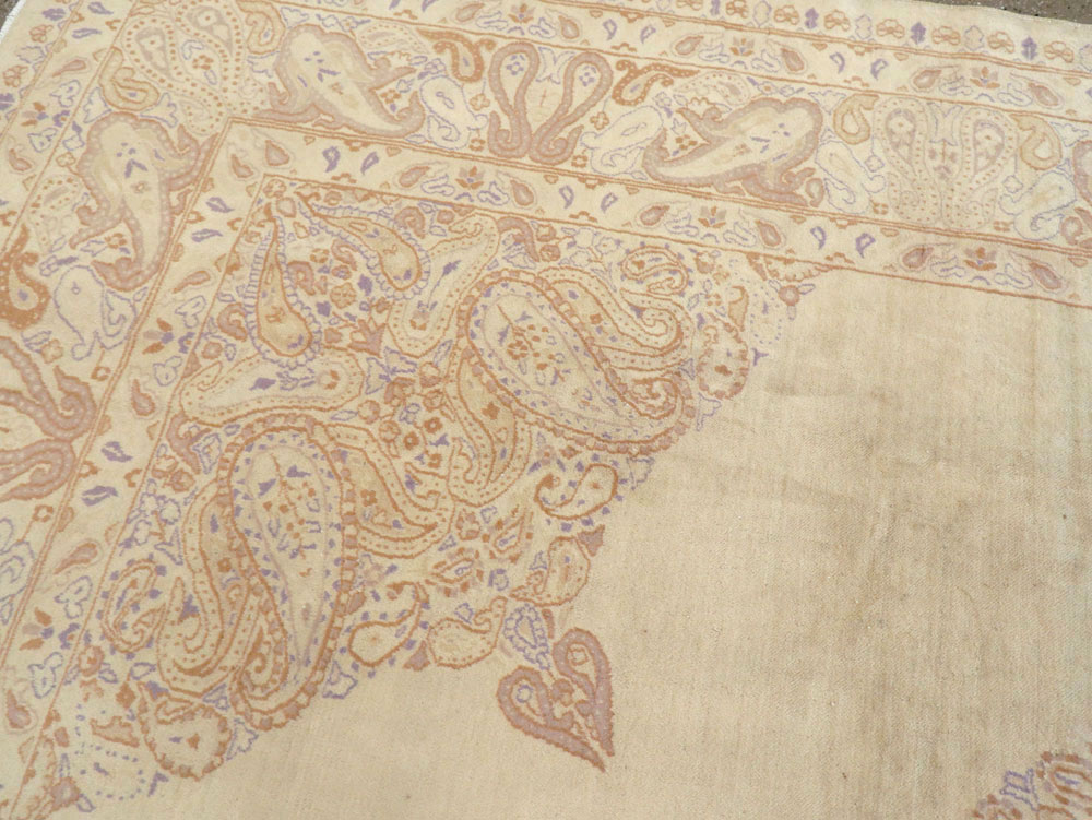 Vintage Persian Kerman Carpet, No.14740 - Staging