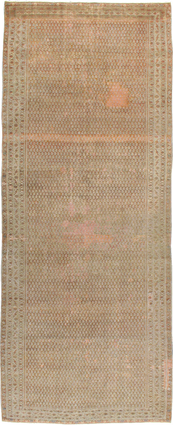 Antique Persian Malayer Gallery Carpet, No.14751 - Staging