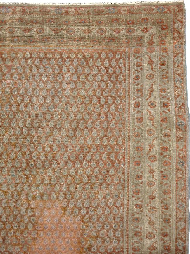 Antique Persian Malayer Gallery Carpet, No.14751 - Staging