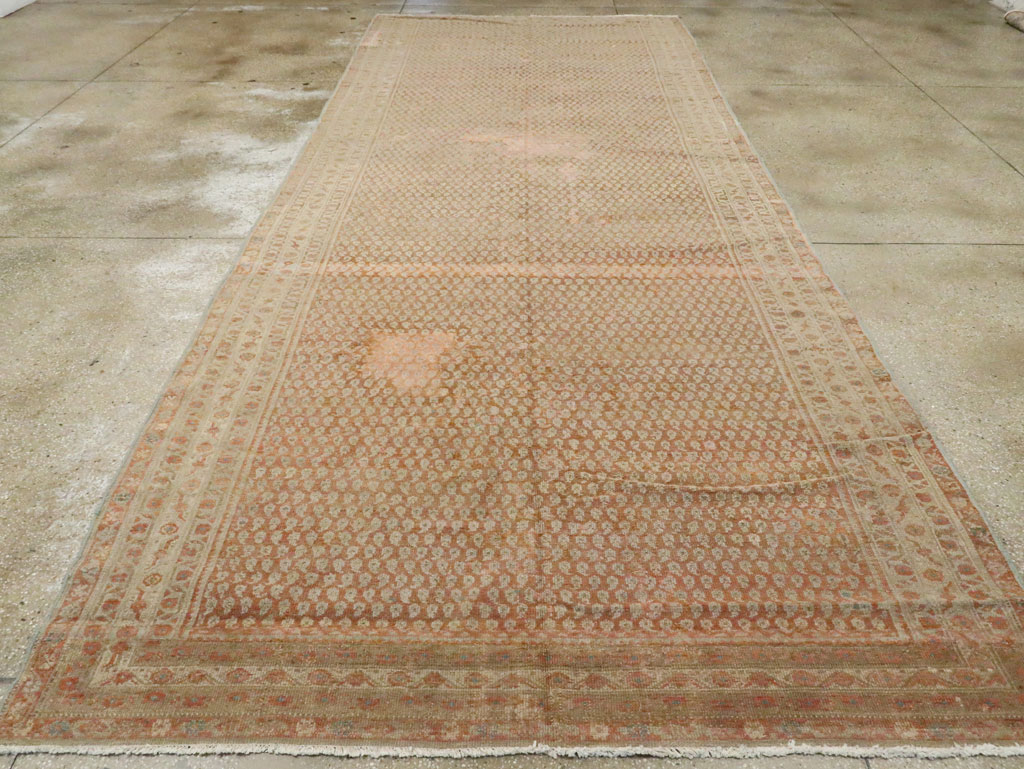 Antique Persian Malayer Gallery Carpet, No.14751 - Staging