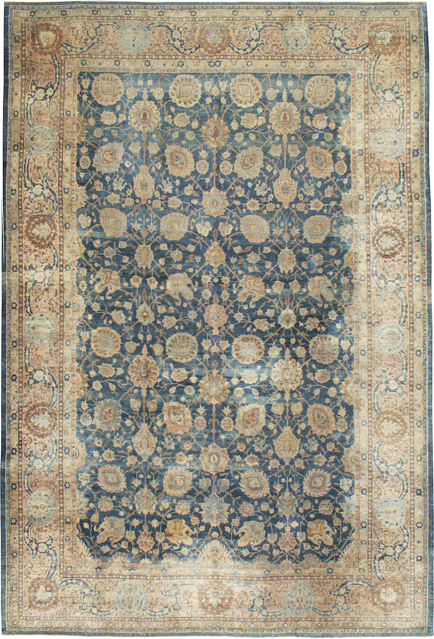 Antique Persian Tabriz Carpet, No.14757 - Staging