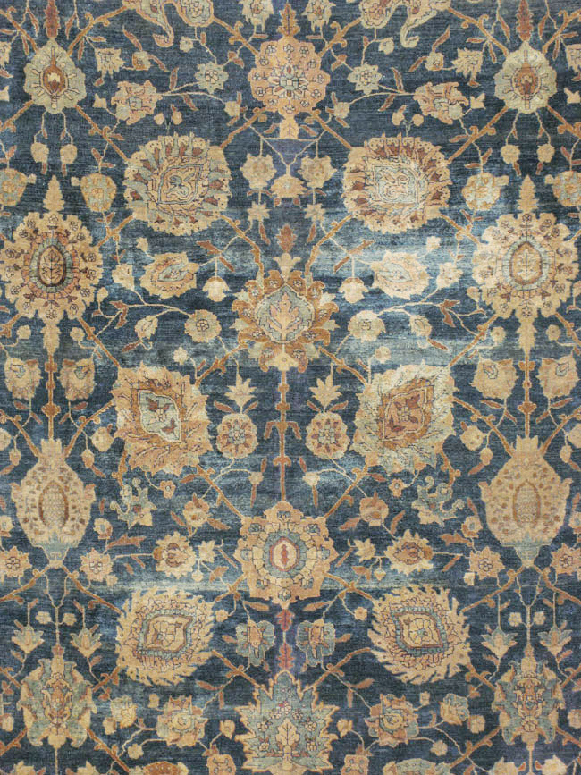 Antique Persian Tabriz Carpet, No.14757 - Staging