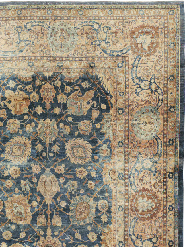 Antique Persian Tabriz Carpet, No.14757 - Staging