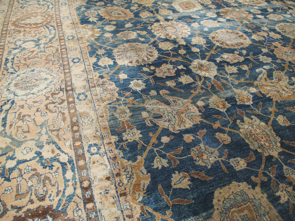 Antique Persian Tabriz Carpet, No.14757 - Staging