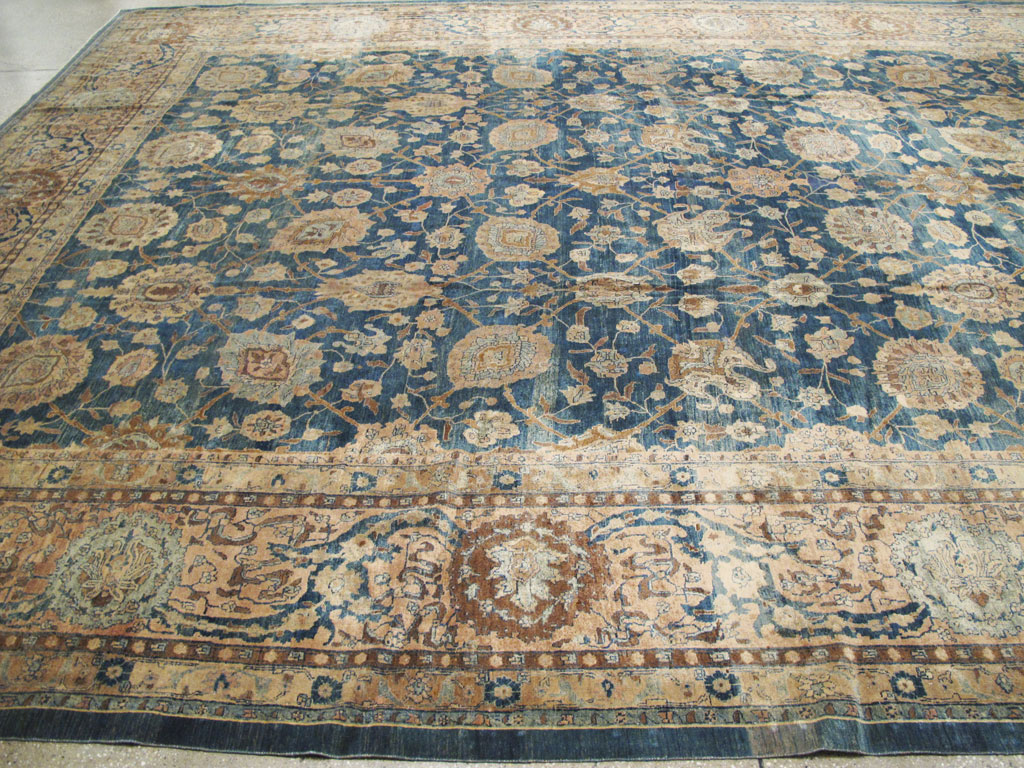 Antique Persian Tabriz Carpet, No.14757 - Staging