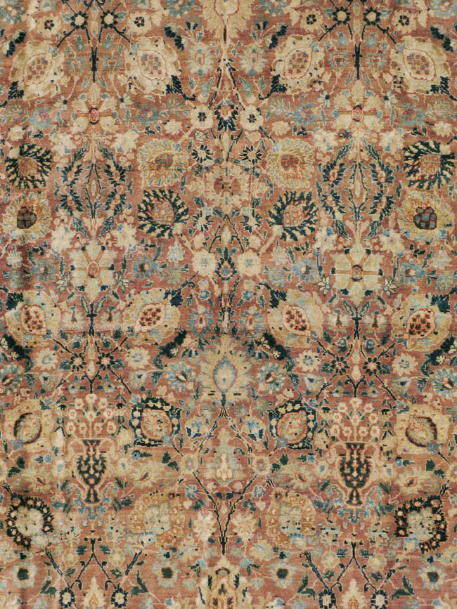 Antique Persian Tabriz Carpet, No.14759 - Staging