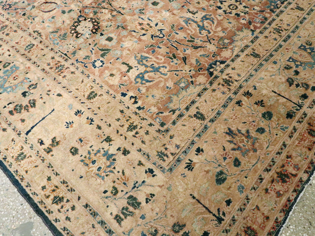 Antique Persian Tabriz Carpet, No.14759 - Staging