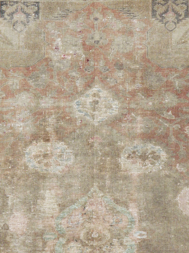 Vintage Turkish Sivas Distressed Rug, No.14763 - Staging