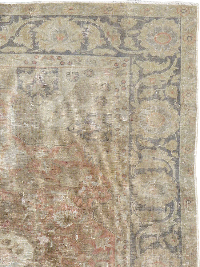 Vintage Turkish Sivas Distressed Rug, No.14763 - Staging