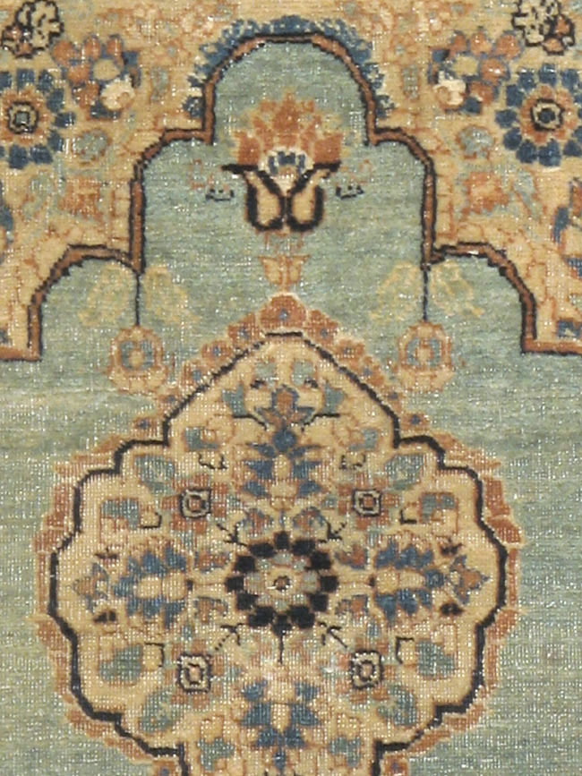 Antique Persian Tabriz Hagi Jalili Rug, No.14775 - Staging