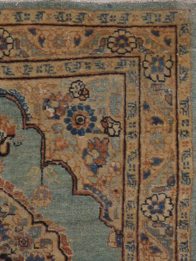 Antique Persian Tabriz Hagi Jalili Rug, No.14775 - Staging