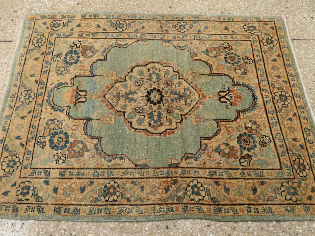 Antique Persian Tabriz Hagi Jalili Rug, No.14775 - Staging