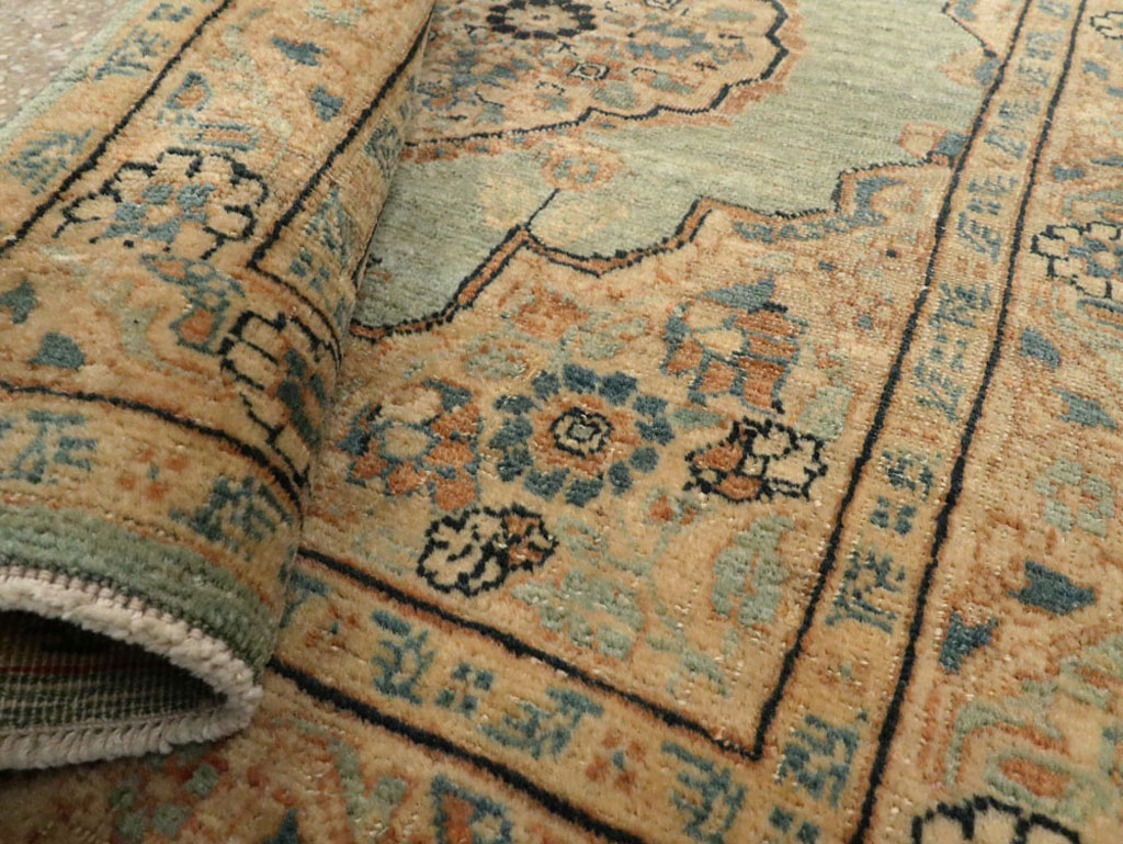 Antique Persian Tabriz Hagi Jalili Rug, No.14775 - Staging