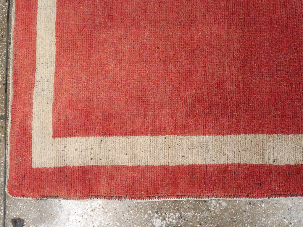 Vintage Turkish Oushak Rug, No.14792 - Staging