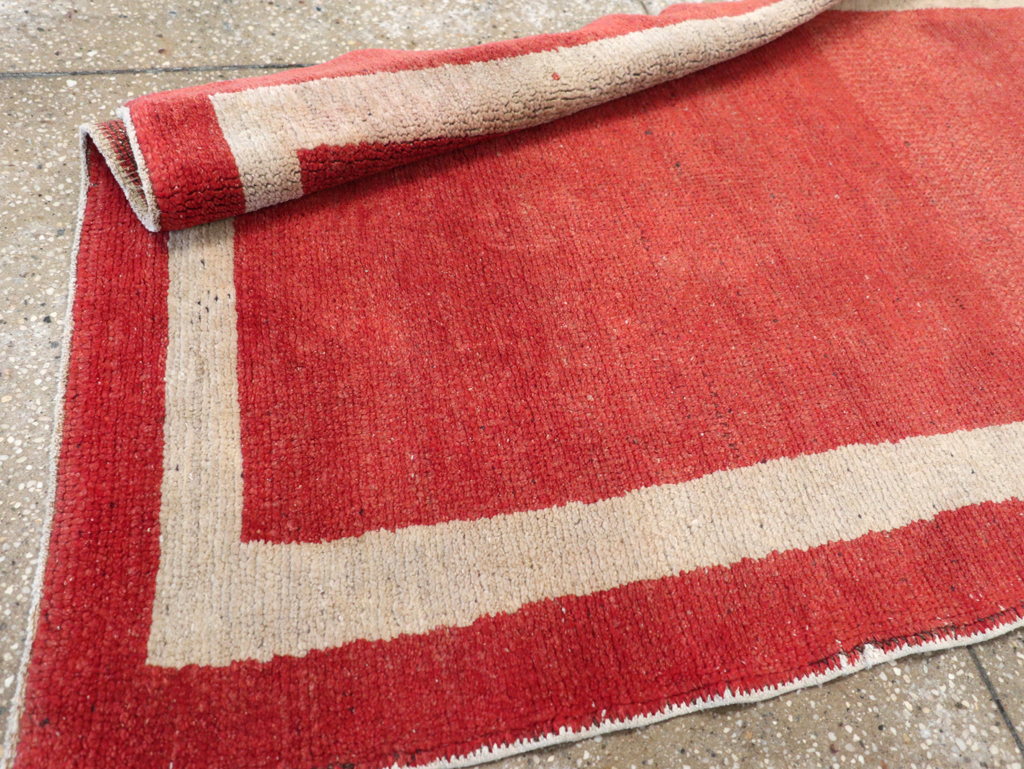 Vintage Turkish Oushak Rug, No.14792 - Staging