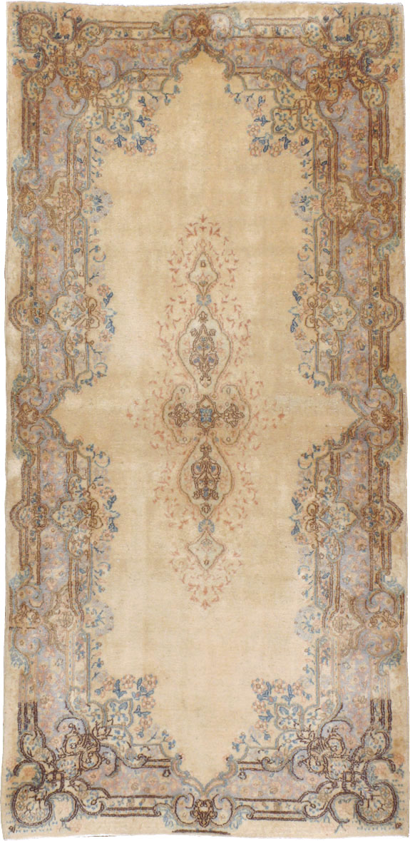 Vintage Persian Kerman Rug, No.14817 - Staging