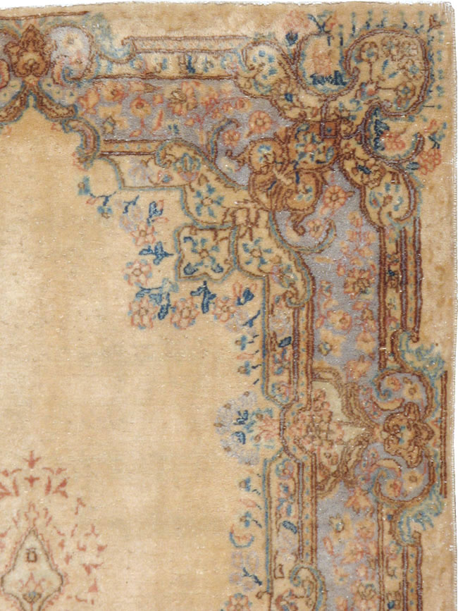 Vintage Persian Kerman Rug, No.14817 - Staging