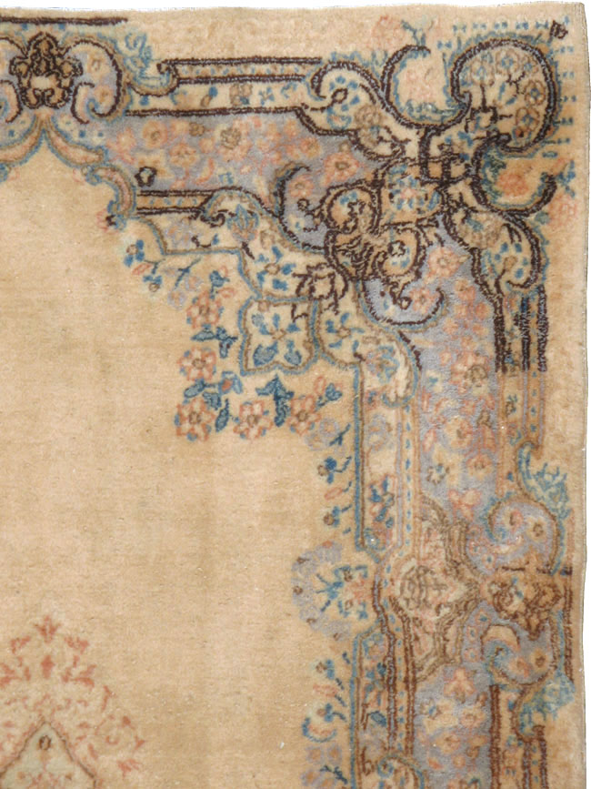 Vintage Persian Kerman Rug, No.14817 - Staging