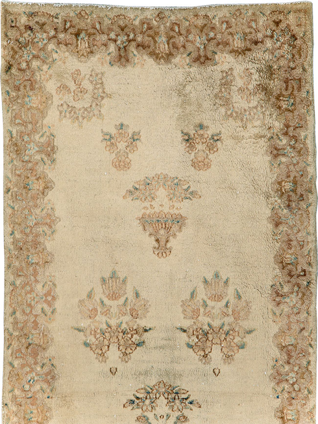 Vintage Persian Kerman Runner, No.14819 - Staging
