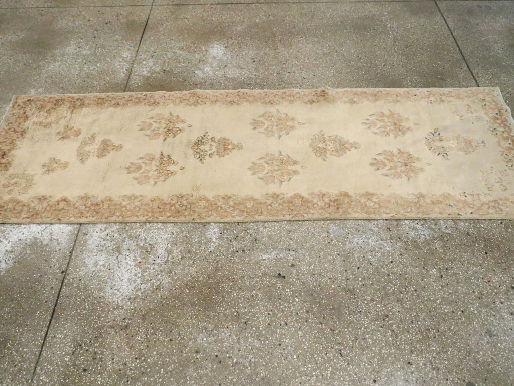 Vintage Persian Kerman Runner, No.14819 - Staging
