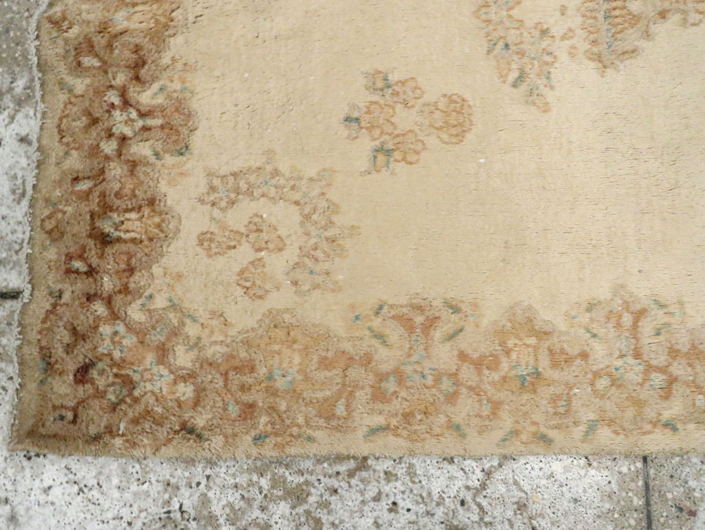 Vintage Persian Kerman Runner, No.14819 - Staging