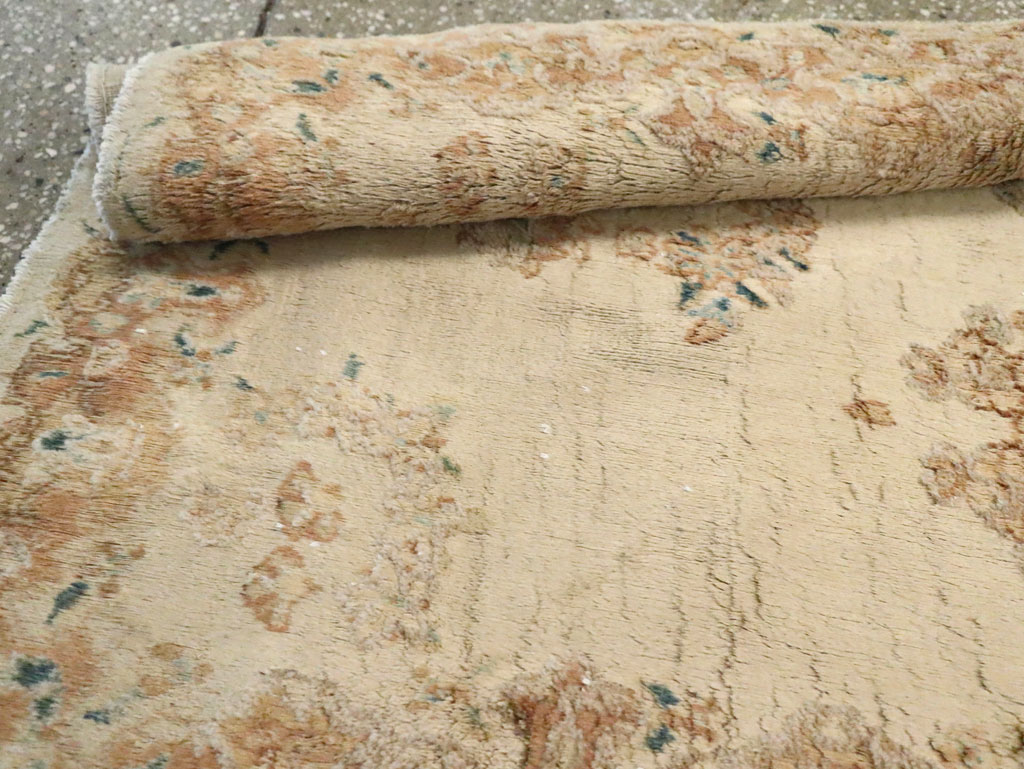 Vintage Persian Kerman Runner, No.14819 - Staging