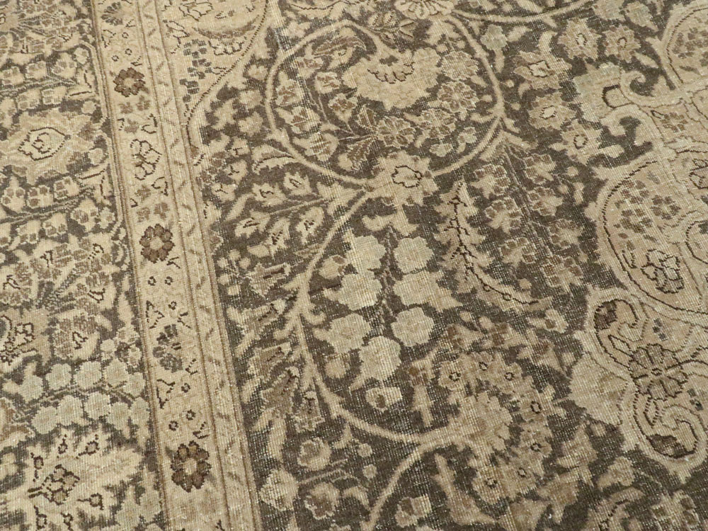 Antique Persian Tabriz Carpet, No.14837 - Staging