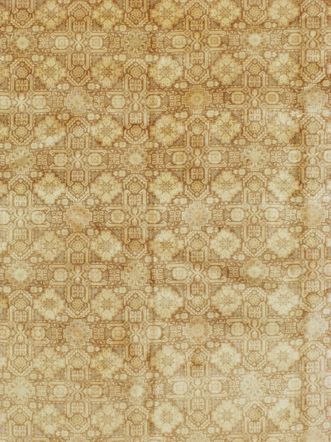 Vintage Persian Tabriz Carpet, No.14841 - Staging