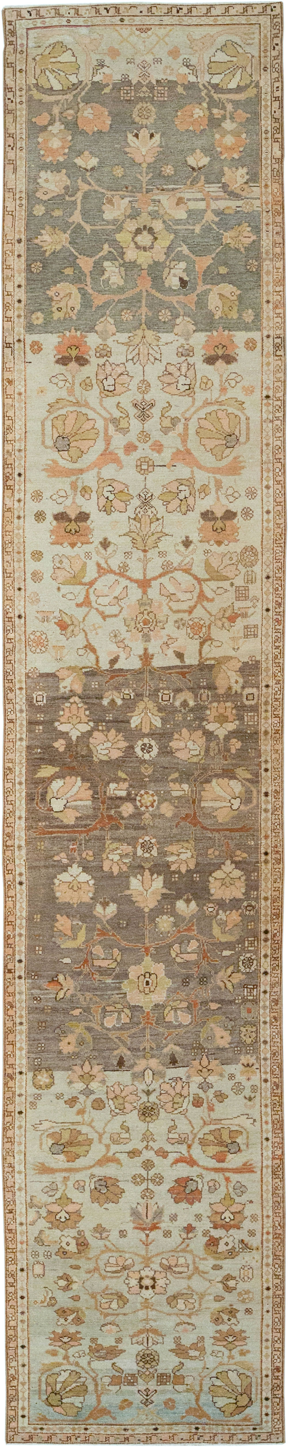 Vintage Persian Malayer Runner, No.14883 - Staging