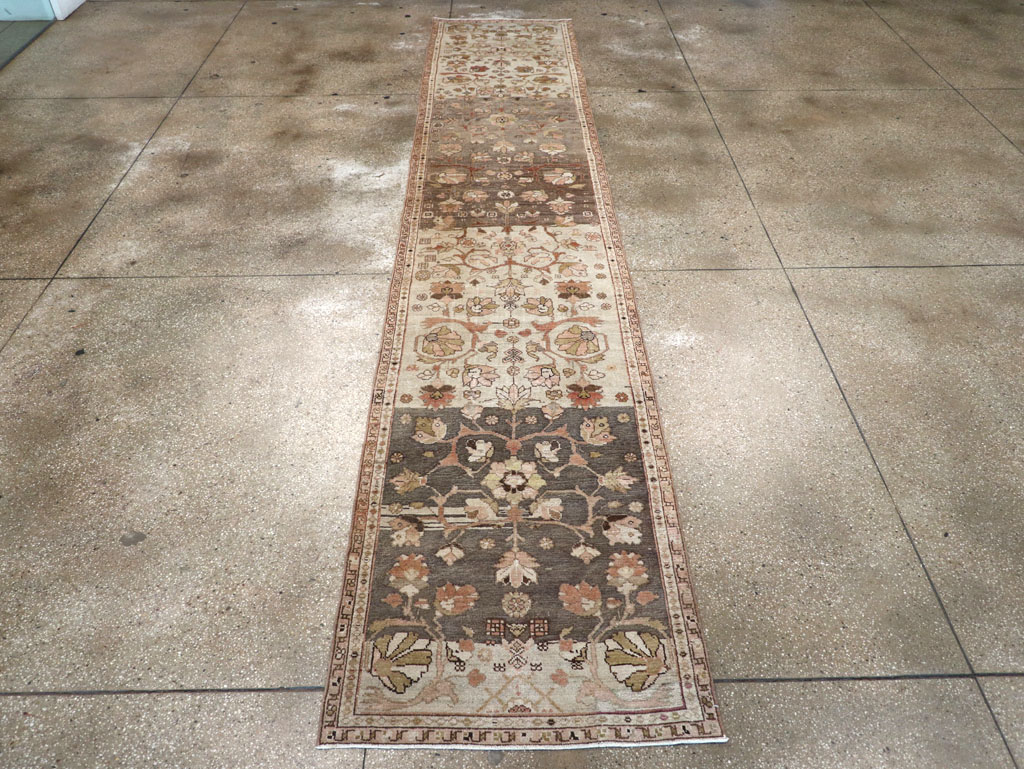 Vintage Persian Malayer Runner, No.14883 - Staging