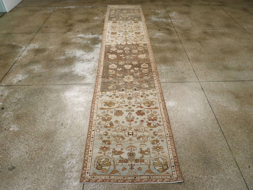 Vintage Persian Malayer Runner, No.14883 - Staging