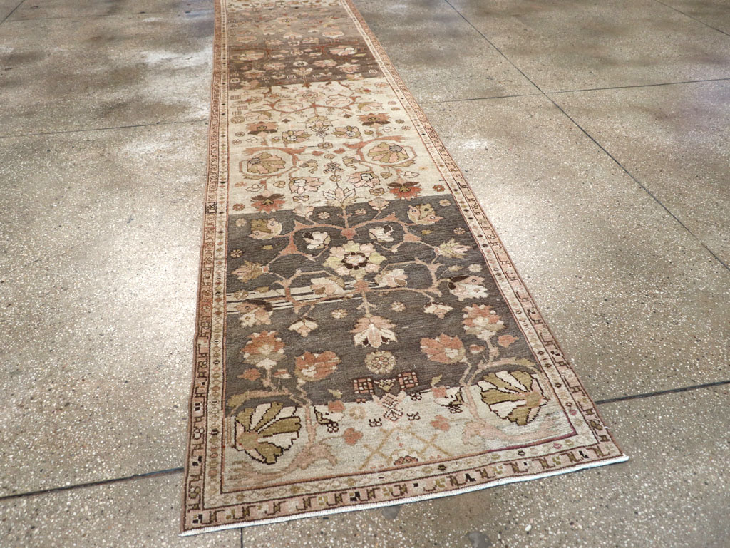Vintage Persian Malayer Runner, No.14883 - Staging