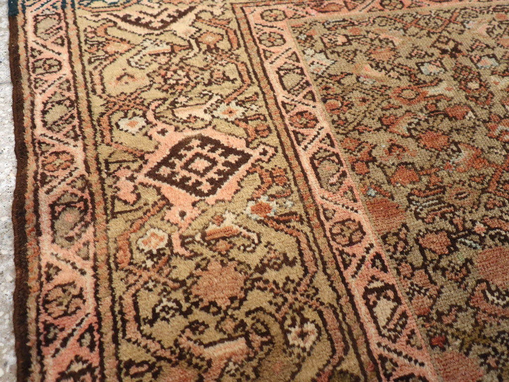 Vintage Persian Malayer Rug, No.14884 - Staging