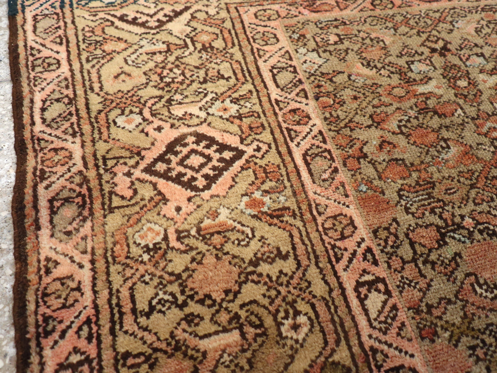 Vintage Persian Malayer Rug, No.14884 - Staging