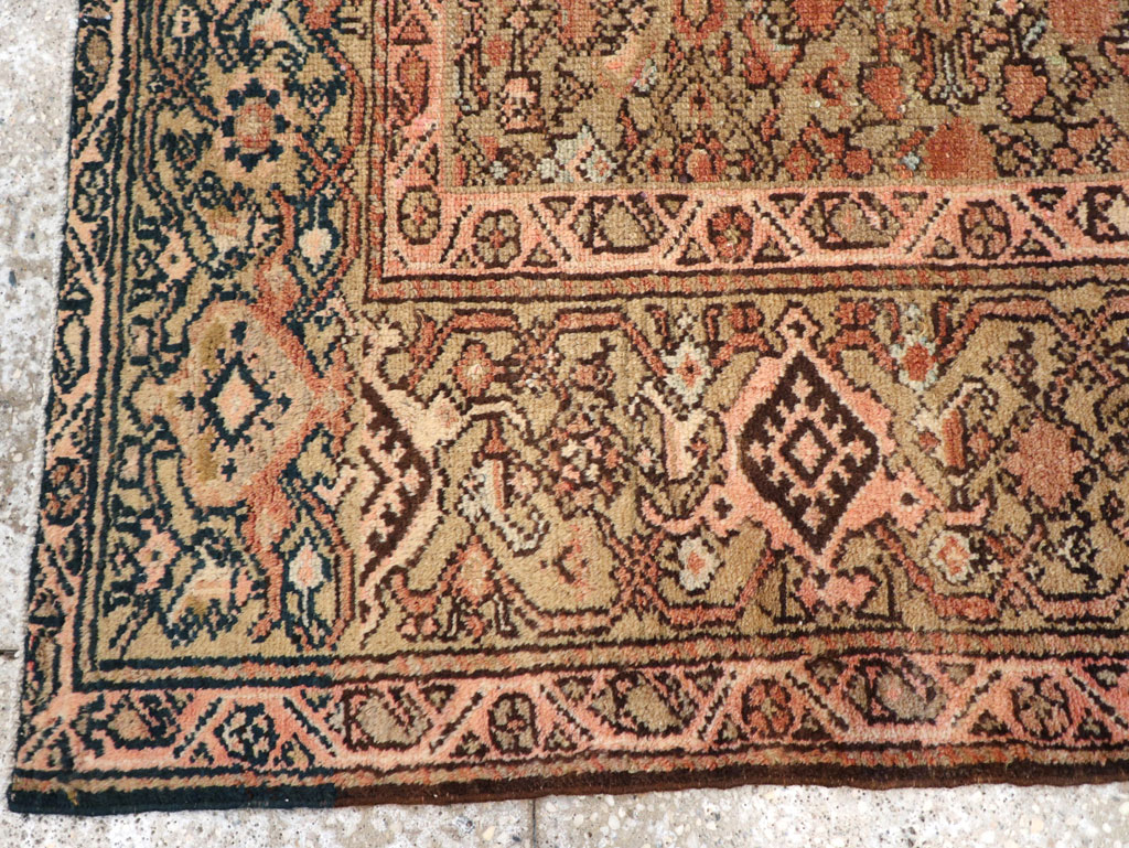 Vintage Persian Malayer Rug, No.14884 - Staging