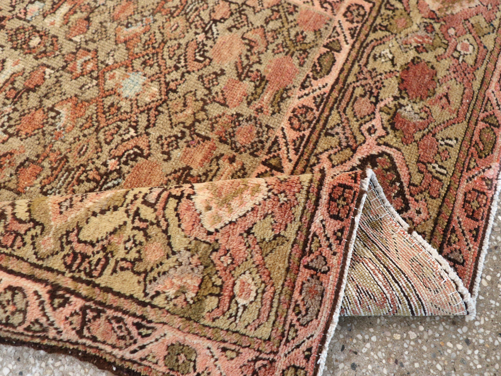 Vintage Persian Malayer Rug, No.14884 - Staging