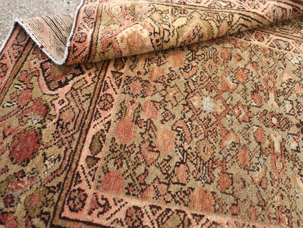 Vintage Persian Malayer Rug, No.14884 - Staging