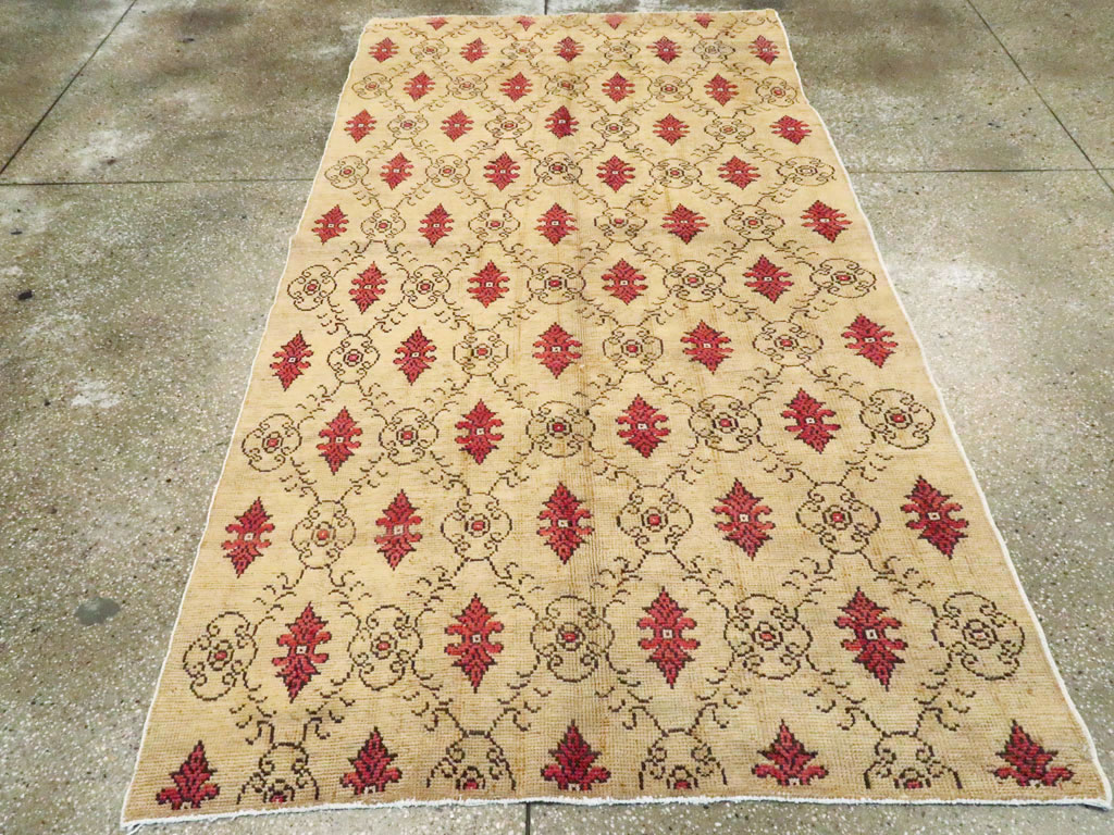 Vintage Turkish Anatolain Rug, No.14907 - Staging